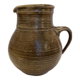 Glazed stoneware pitcher