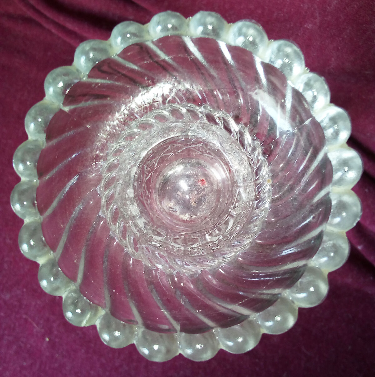 Pair of candlesticks way Crystal