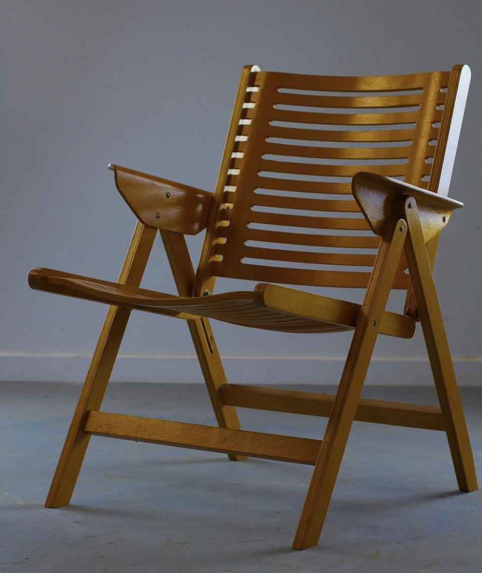 Scandinavian armchair in hetre wood "Rex" by Niko Kralj, Solvenie 1950