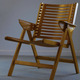 Scandinavian armchair in hetre wood "Rex" by Niko Kralj, Solvenie 1950