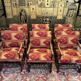 Suite of 6 Louis XIII armchairs