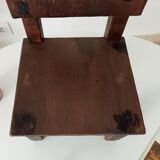 Antique children's chair, folk art, early 20th century