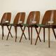 Set of 4 Lollipop chairs by Frantisek Jirak for Tatra 1960