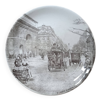 Plate from Porte Saint-Martin, Choisy-le-Roi
