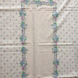 Nappe vintage fleurie rectangulaire