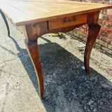 Farmhouse table with drawer and extension