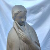 Art Deco statue representing an allegory of knowledge (reading and writing)