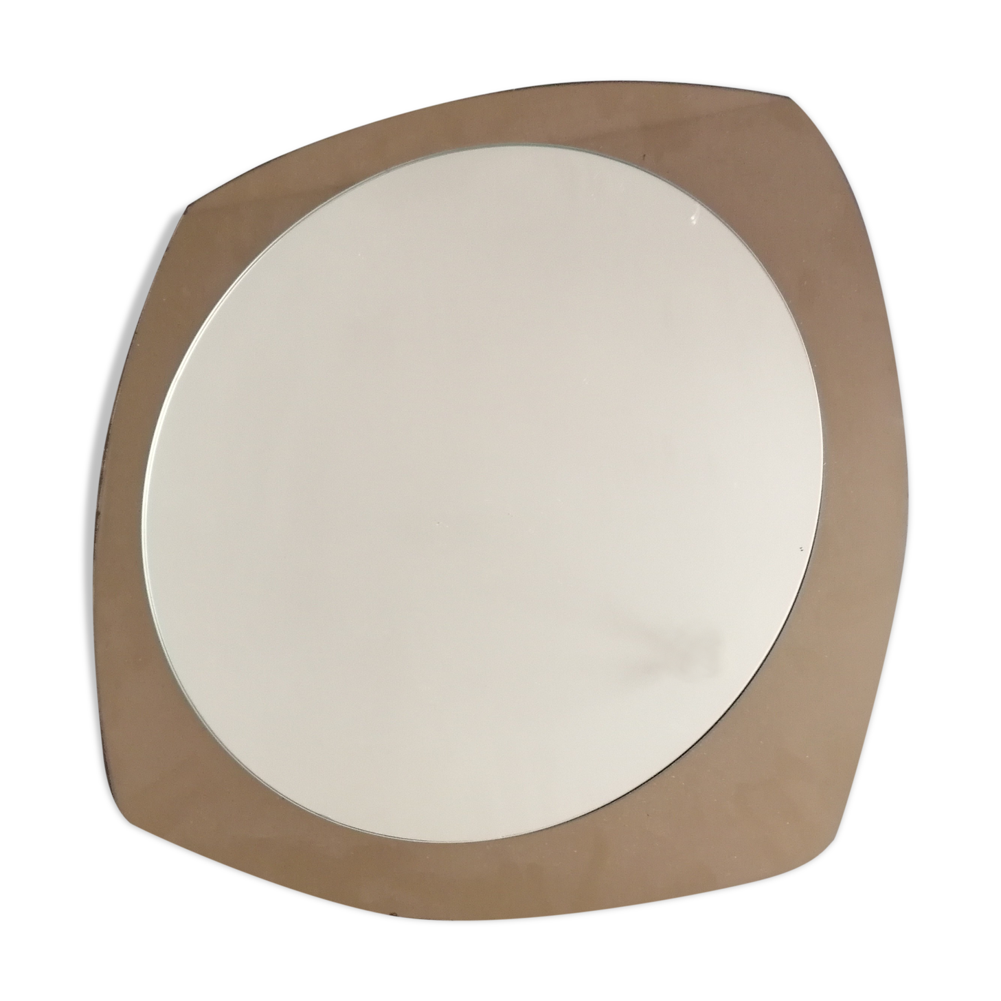 Double mirror Fontana arte Italy vintage