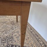 Shop/trade table in old fir 1950s -1m