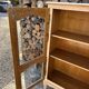 Vitrine / Vaisselier bois massif rénové