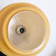 Suspension vintage opaline jaune moutarde