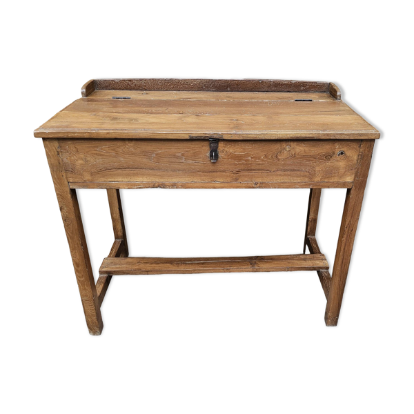 Ancien bureau - pupitre en teck birman