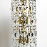 Lustre XL en cristal et laiton par Vereinigte Werkstätten