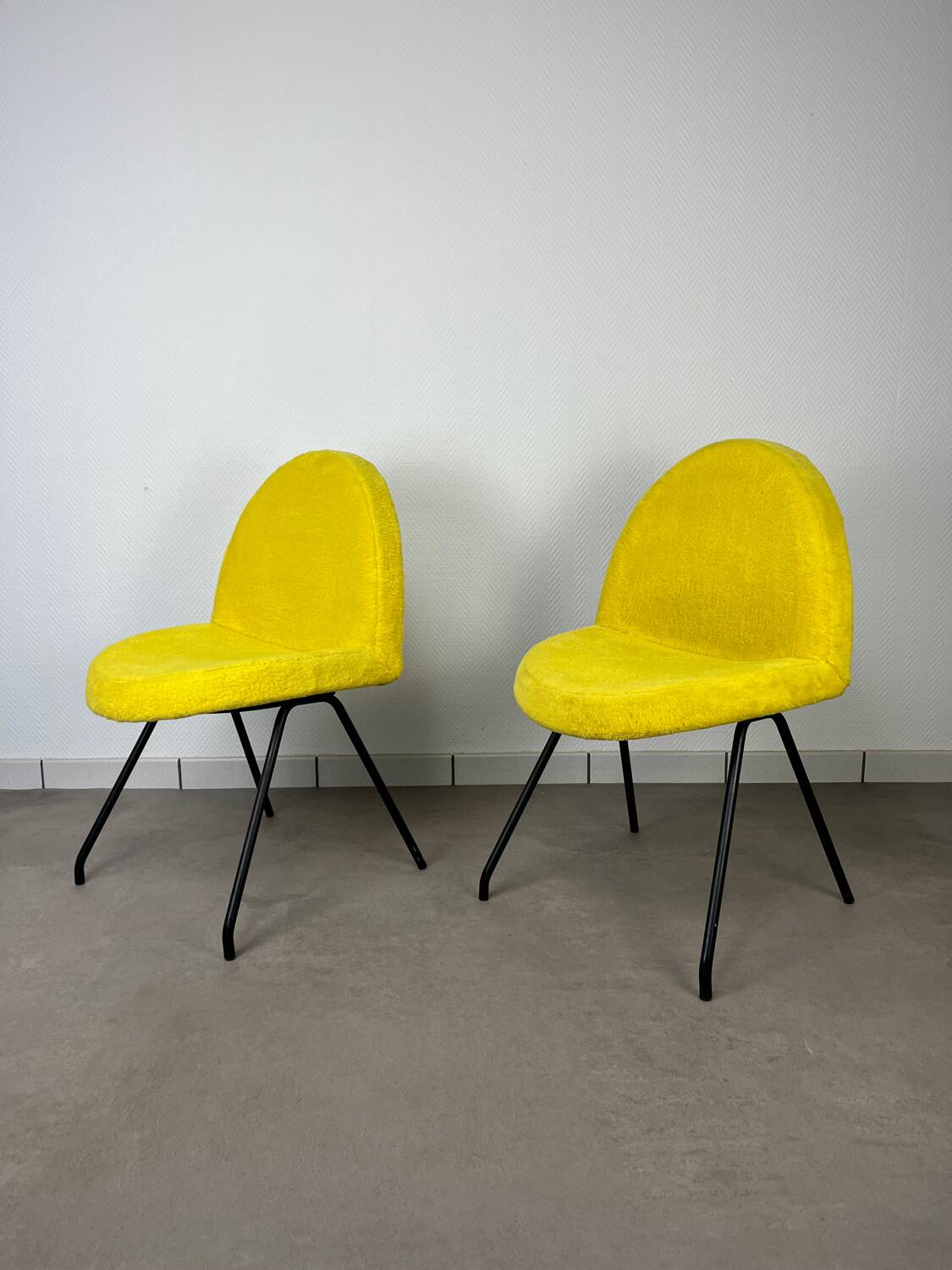2 chairs 771 by Joseph André Motte for Steiner