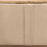 Vintage leatherette stool or laundry basket, 1980s, Czechoslovakia