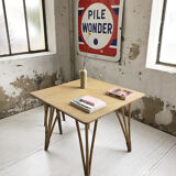 Vintage rattan meal table