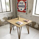 Vintage rattan meal table