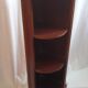 Etagère d'angle merisier de 1970