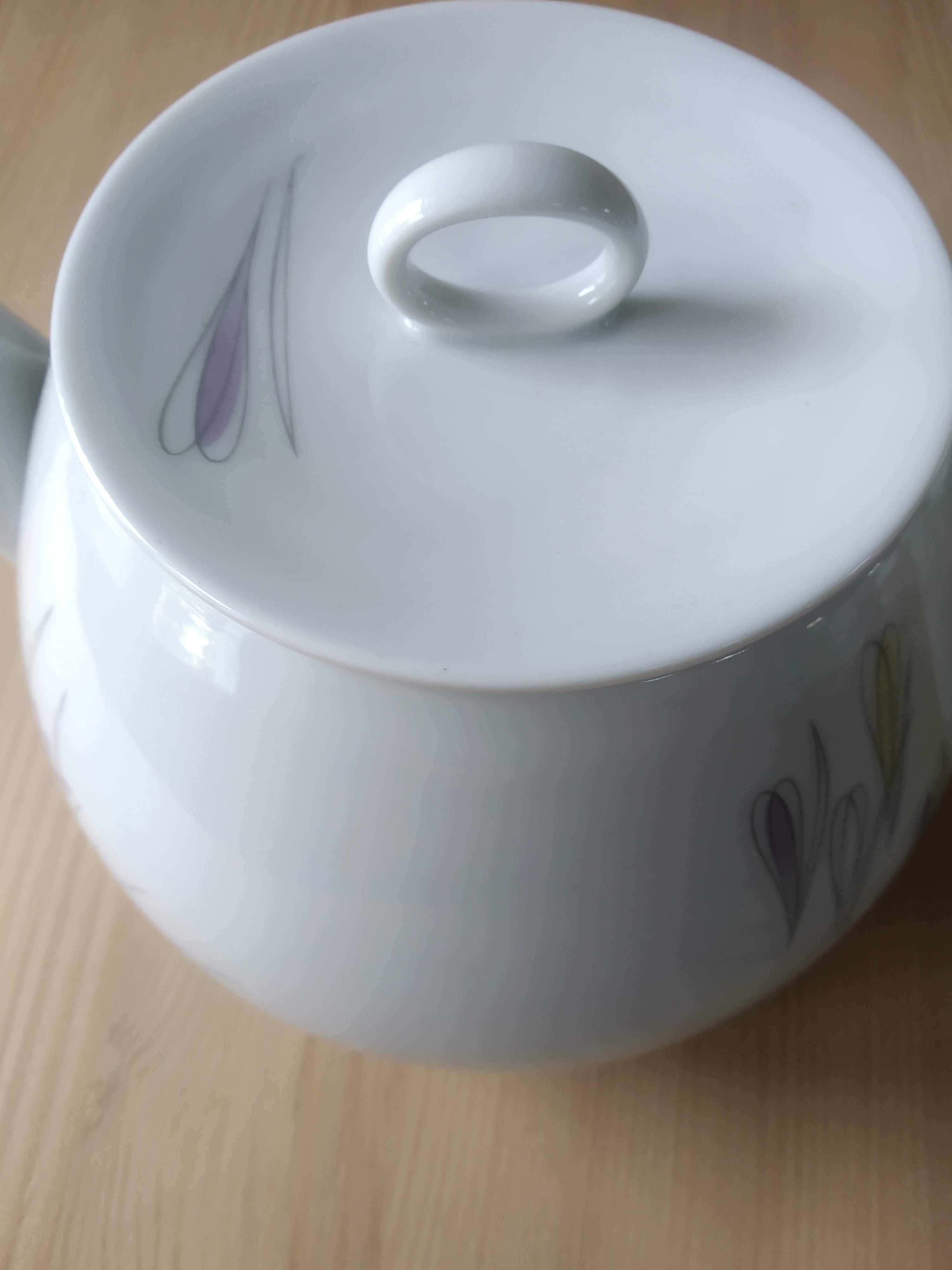 Théière et crémier Thomas Rosenthal modèle Crocus  Vintage