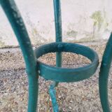 Green garden table