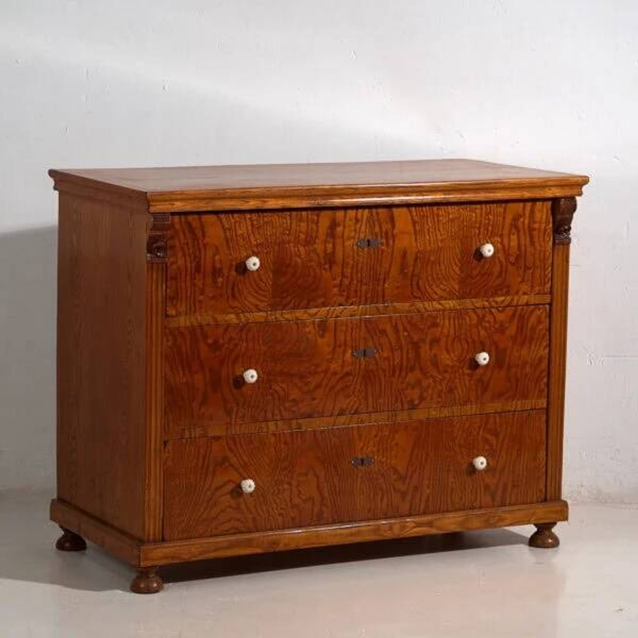 Antique Biedermeier chest of drawers (circa 1850) #63