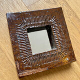 Ceramic mirror Barbara Delfosse La Borne