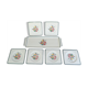 Cake service in faiences by Gien model butterfly
