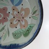 Salad bowl, Catalan ceramic drainer, decorated