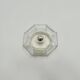White Flush Light or Wall Lamp by Glashütte Limburg