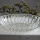 Glass butter with cow motif made in France