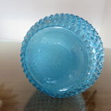 Bottle decanter Empoli Italy diamond tip glass 60 years 70