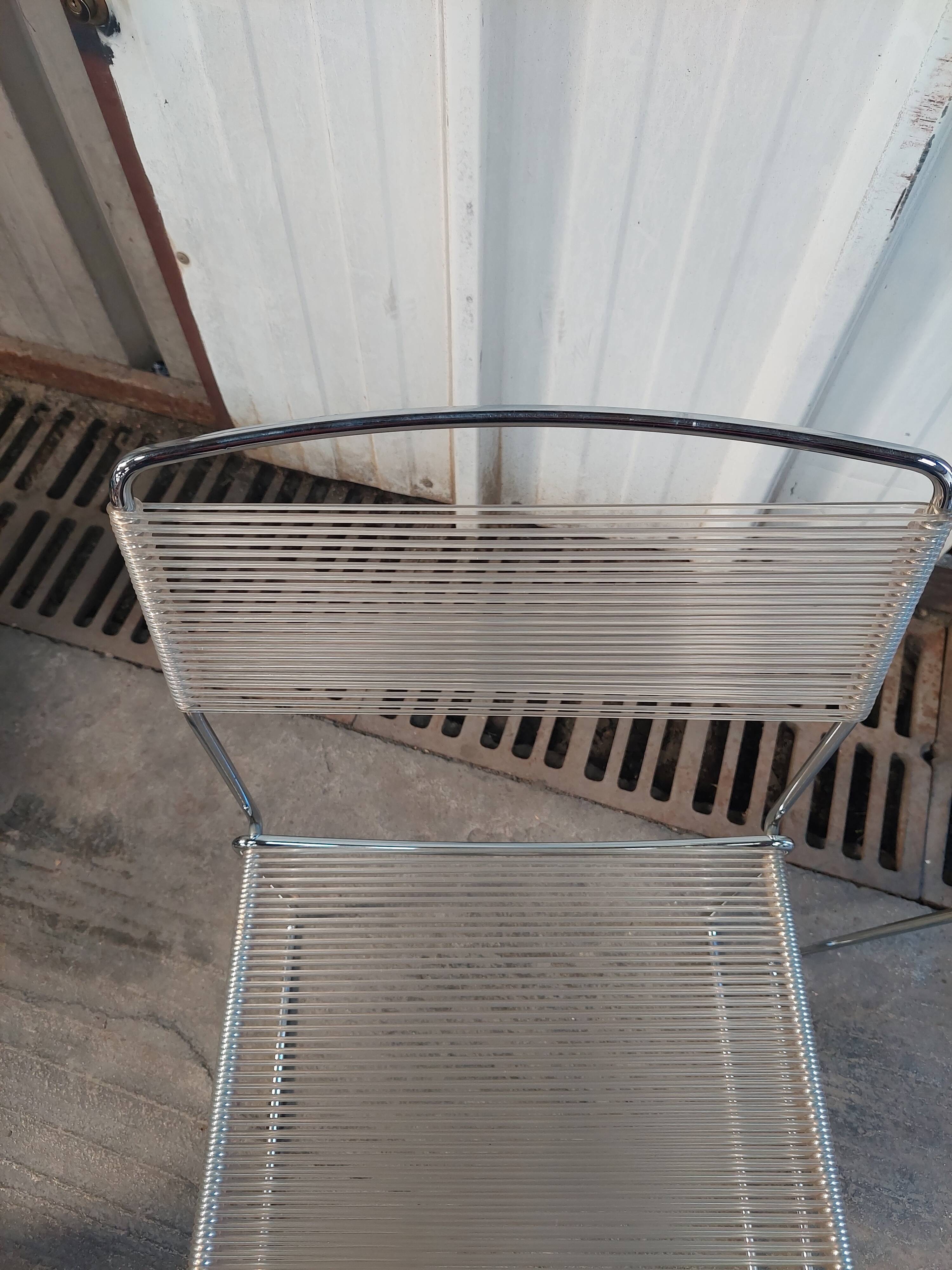 Set of 2 scoubidou chairs