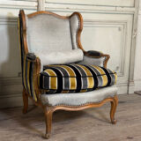 Pair of carved wooden armchairs, 20th century