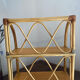 Rattan wall shelf