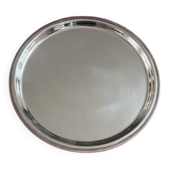 Christofle round tray Malmaison