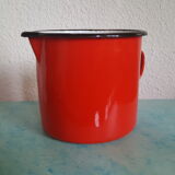 Enamelled sheet metal pitcher