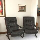 Two Siesta armchairs by Ingmar Relling for Westnofa Norway 1960