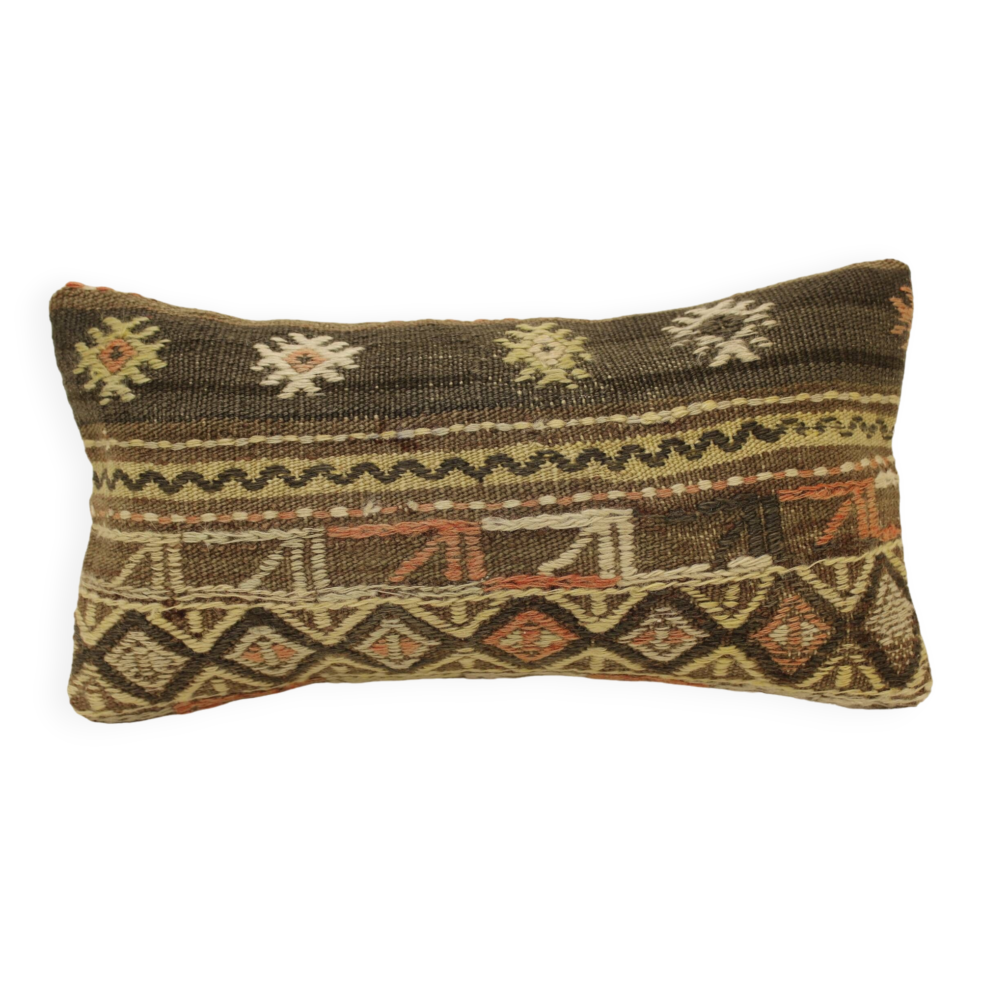 Turkish kilim cushion, 20x40 cm, YK-216