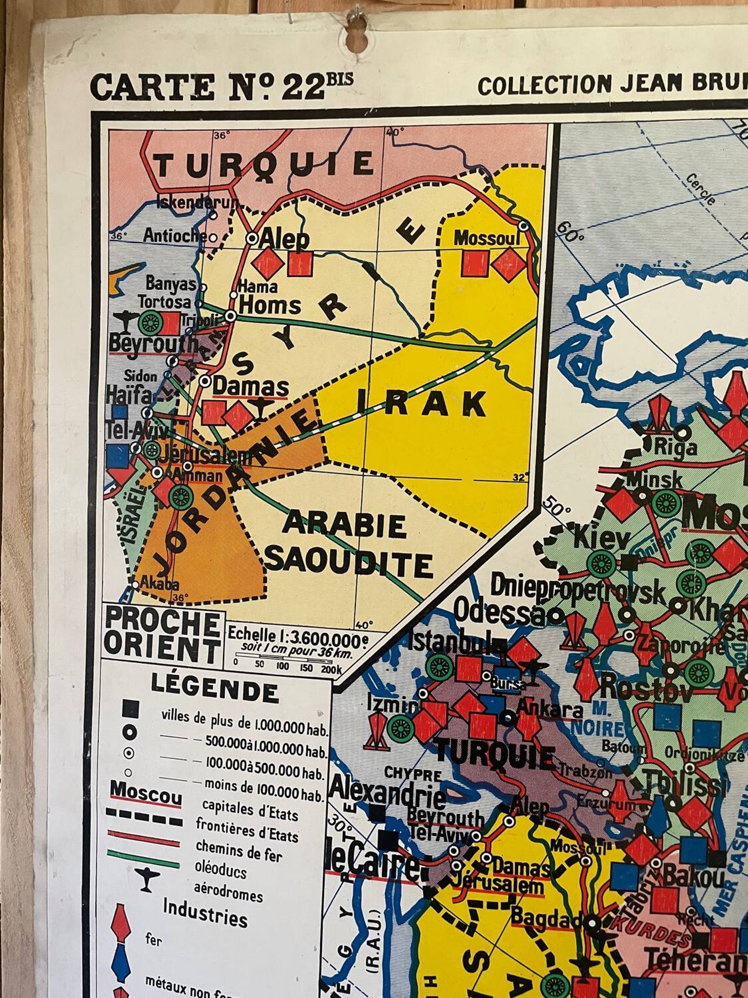 Carte scolaire Asie