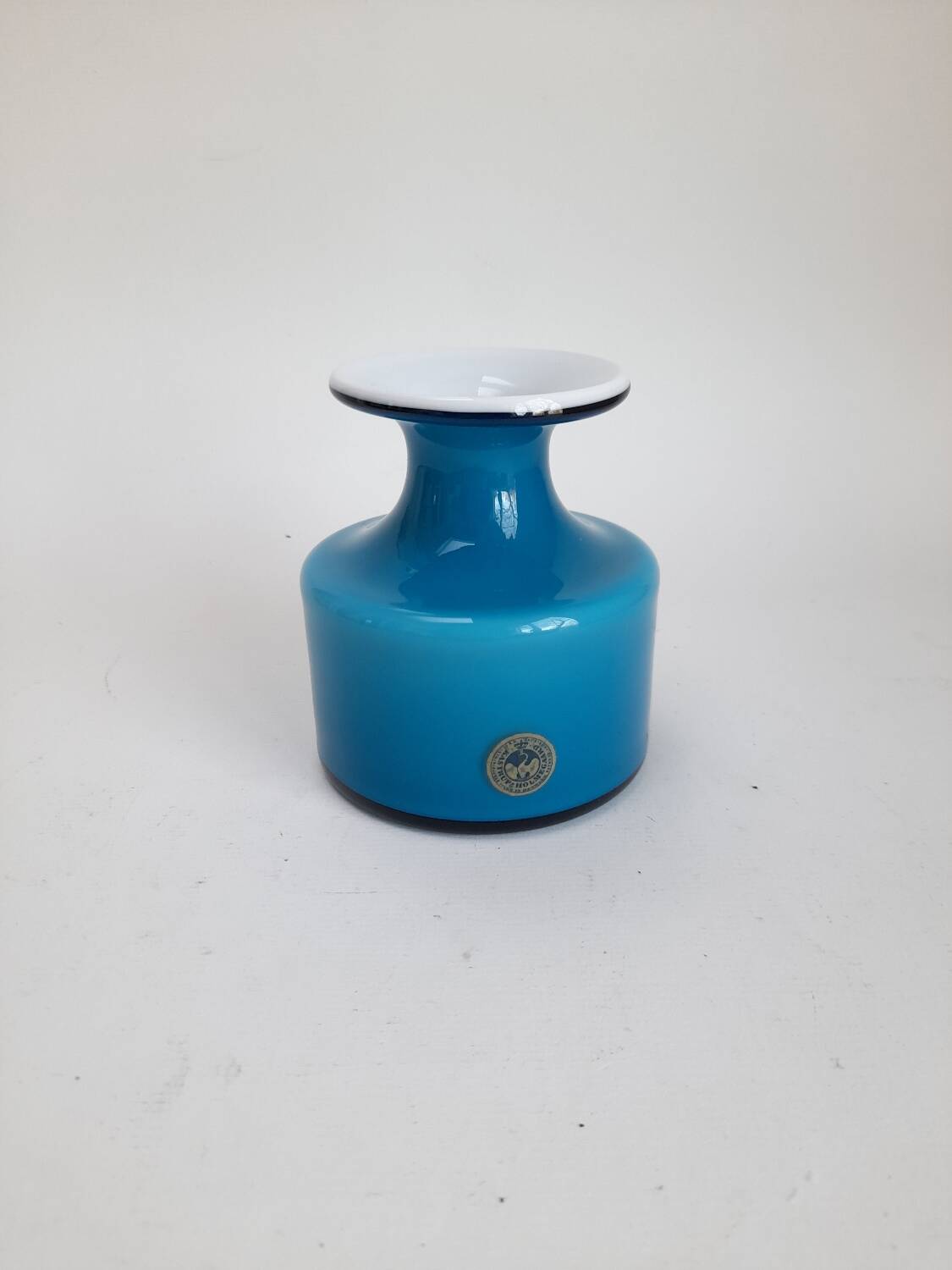 Small opaline vase from the Carnaby series by Per Lutken for Holmegaard.