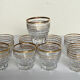 9 vintage shot glasses