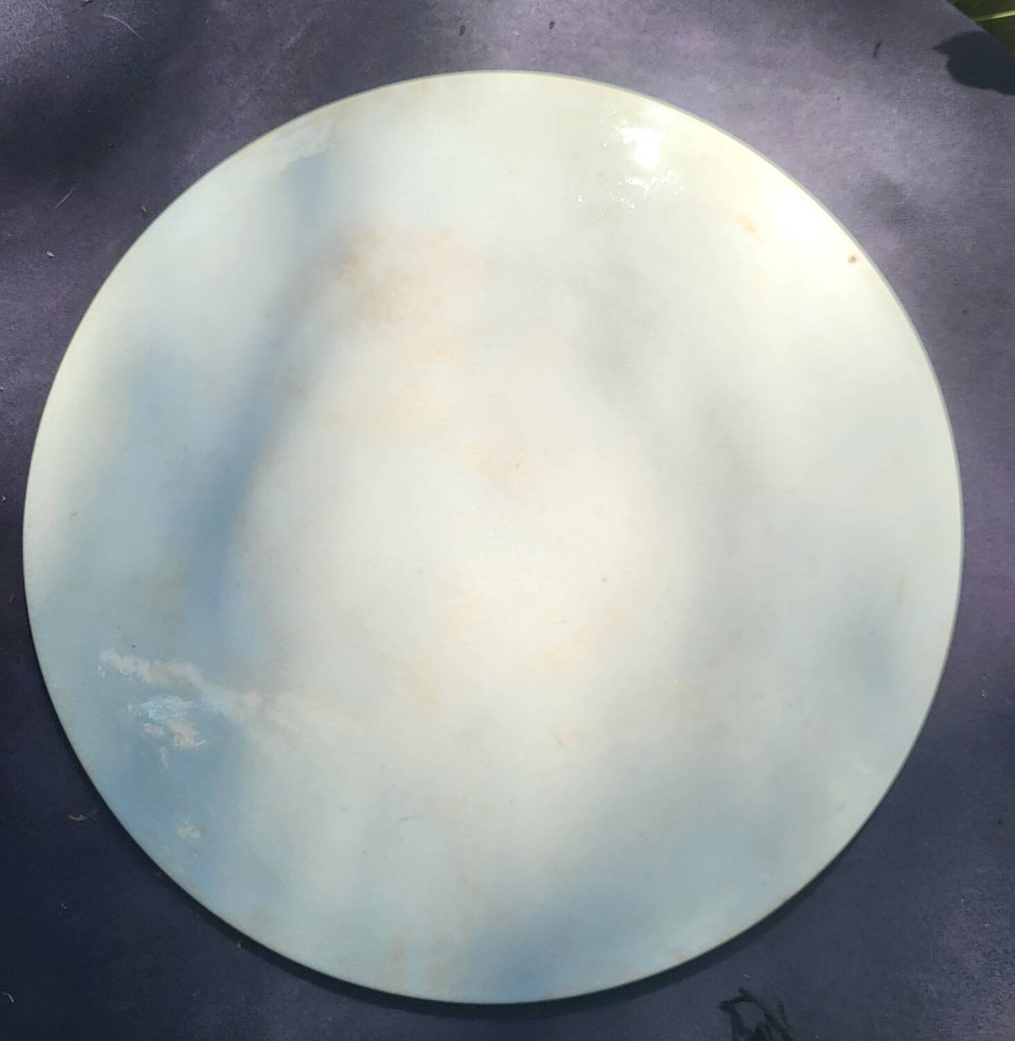 Plat decoratif à décor de fleurs de cerisier