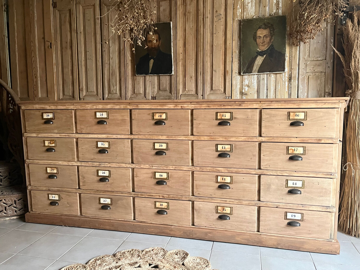 Exceptional antique workshop furniture