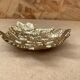 Old vintage grape cluster shaped gold metal pocket tray