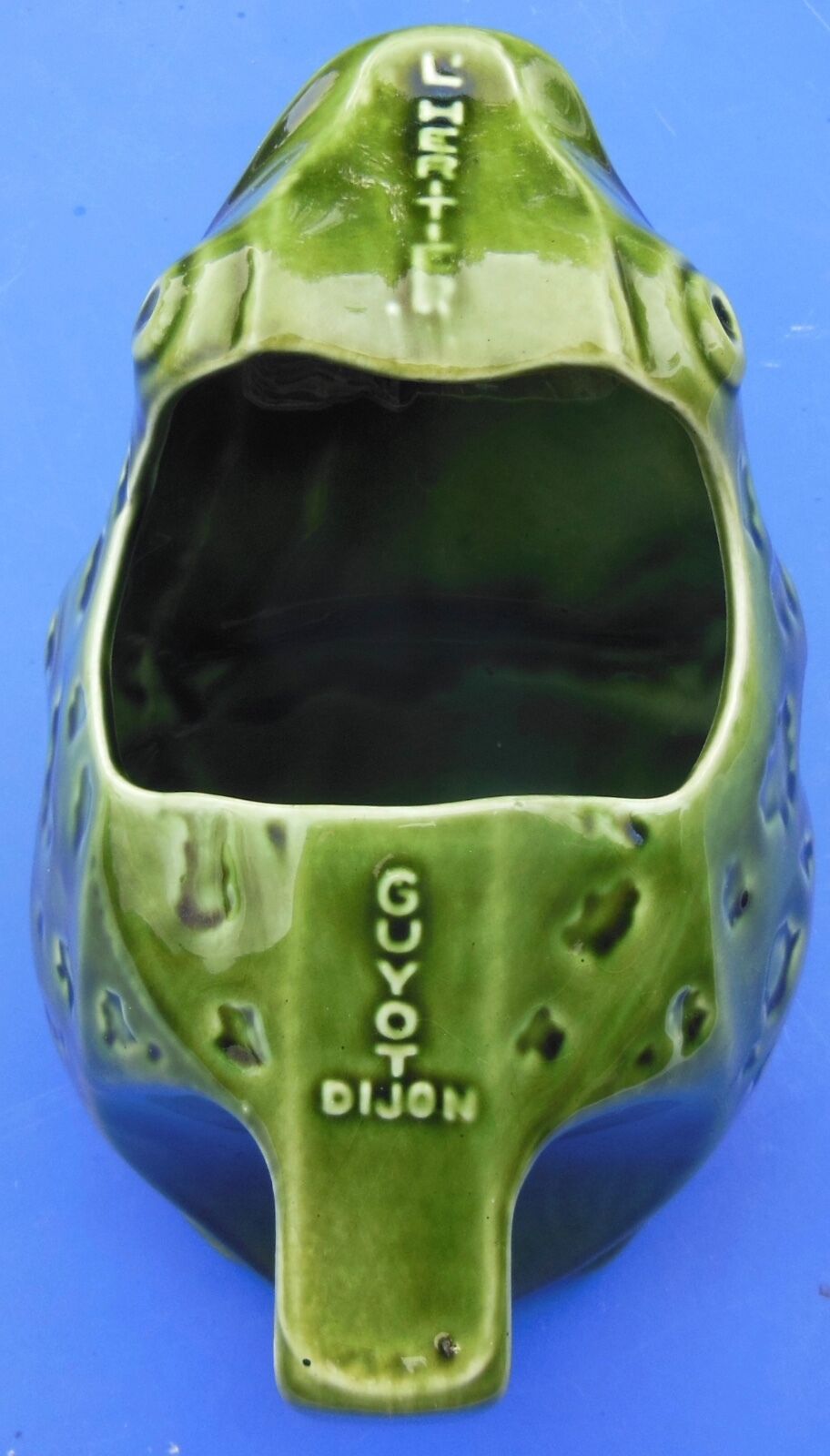 Advertising pitcher depicting a frog - the heir guyot - n°2
