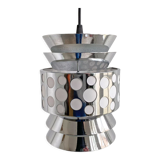 Lampe suspendue chrome space age des années 1970 par massive suspension