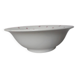 Vintage salad bowl on pedestal Digoin Sarreguemines model Andree