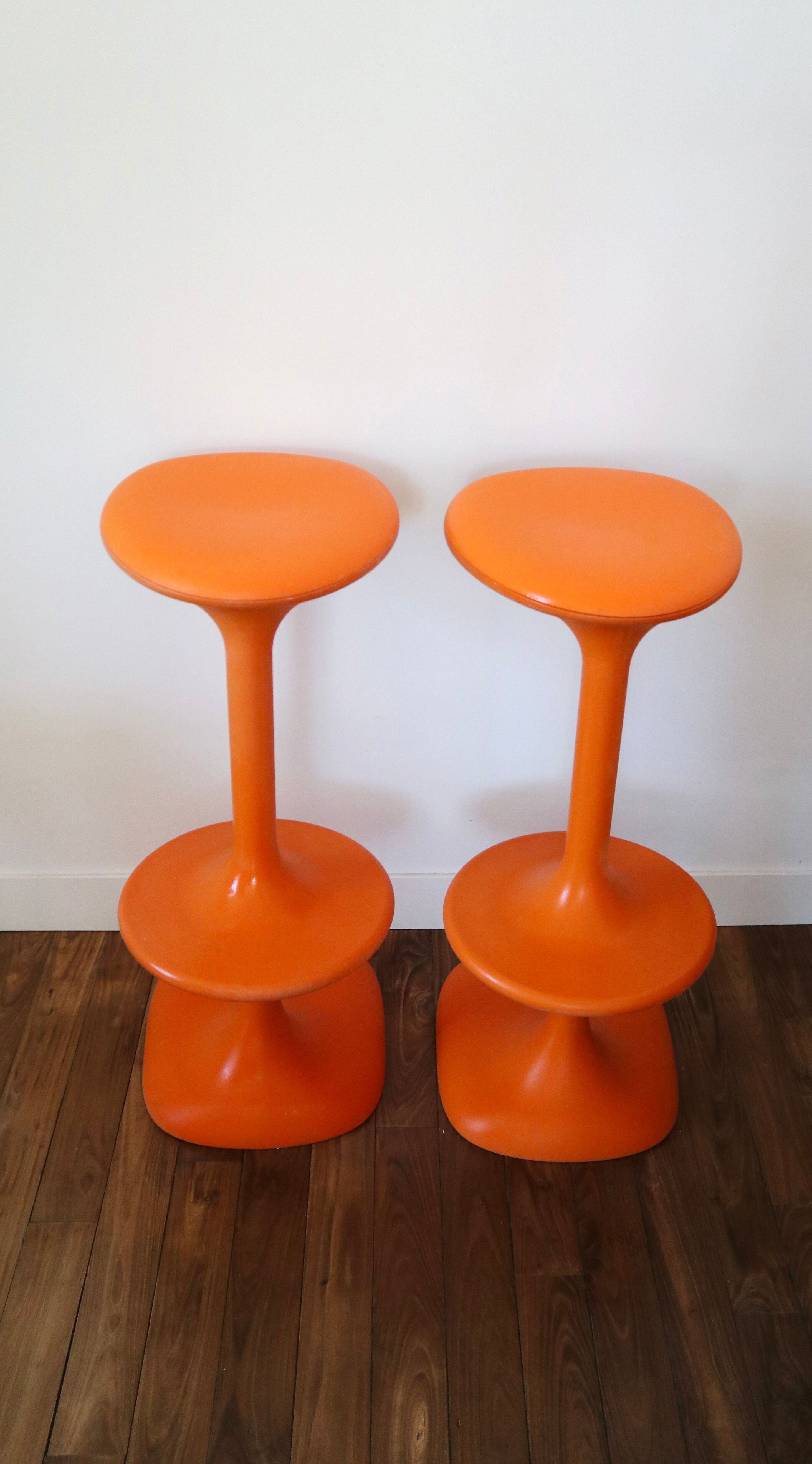 Pair of bar stools model Kant by Karim Rachid