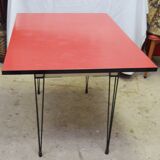 Table de cuisine formica ,pieds eiffel