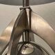 Pair of Ogive lamps in stainless steel by Maison Charles Paris 1970